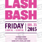 Lash Bash Invitation Preview